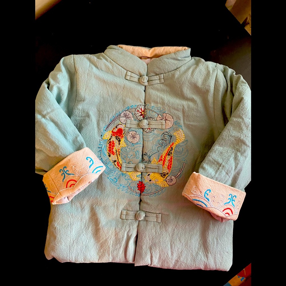 2024 Little Girls Boys Kids Chinese New Year Traditional Blouse Lunar New Year